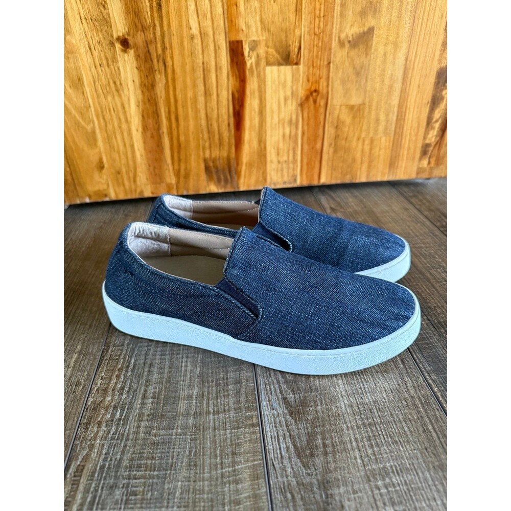 Vionic Midi Slip On Denim Sneakers Sz. 9 Blue